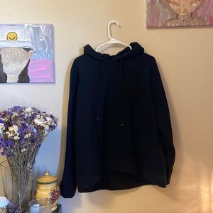 Soft Black Workout Hoodie